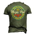 A Mega Pint Brewing Co Hearsay Happy Hour Anytime Men's 3D T-Shirt Back Print Army Green