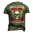 Meissner Name Shirt Meissner Family Name V2 Men's 3D Print Graphic Crewneck Short Sleeve T-shirt Army Green