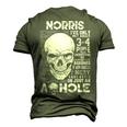 Norris Name Norris Ive Only Met About 3 Or 4 People Men's 3D T-shirt Back Print Army Green