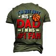 Im Not Just His Dad Father´S Day 4Th Of July Basketball Men's 3D T-shirt Back Print Army Green