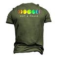 Not A Phase Moon Lgbt Gay Pride Men's 3D T-Shirt Back Print Army Green