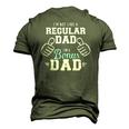 Im Not Like A Regular Dad Im A Bonus Dad Men's 3D T-Shirt Back Print Army Green