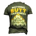 Nothing Butt Happiness Funny Welsh Corgi Dog Pet Lover Gift V2 Men's 3D Print Graphic Crewneck Short Sleeve T-shirt Army Green
