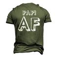Papi Af For Your Lover Men's 3D T-Shirt Back Print Army Green