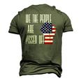 We The People Are Pissed Off America Flag Men's 3D T-Shirt Back Print Army Green