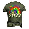 Pride Month 2022 Lgbt Rainbow Flag Gay Pride Ally Men's 3D T-Shirt Back Print Army Green