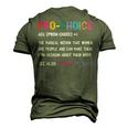 Pro Choice Definition Feminist Rights My Body My Choice V2 Men's 3D T-Shirt Back Print Army Green