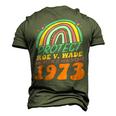 Protect Roe V Wade 1973 Abortion Is Healthcare Men's 3D T-Shirt Back Print Army Green
