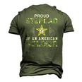Proud Army Stepdad Of A Soldier-Proud Army Stepdad Army Men's 3D T-Shirt Back Print Army Green