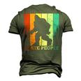Retro Camping I Hate People Men's 3D Print Graphic Crewneck Short Sleeve T-shirt Army Green