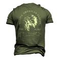 Sac And Fox Tribe Native American Indian Pride Respect Darke Men's 3D T-Shirt Back Print Army Green