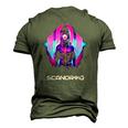 Scandroid Aphelion Music Lover Men's 3D T-Shirt Back Print Army Green
