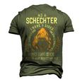 Schechter Name Shirt Schechter Family Name V4 Men's 3D Print Graphic Crewneck Short Sleeve T-shirt Army Green