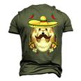 Sombrero Dog I Cinco De Mayo Havanese V2 Men's 3D Print Graphic Crewneck Short Sleeve T-shirt Army Green