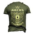 Team Arcos Lifetime Member V7 Men's 3D T-shirt Back Print Army Green