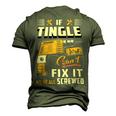 Tingle Blood Runs Through My Veins Name V2 Men's 3D Print Graphic Crewneck Short Sleeve T-shirt Army Green