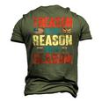 Treason Is The Reason For The Season 4Th Of July Patriotic Men's 3D T-shirt Back Print Army Green