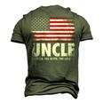 Mens Uncle The Man Myth Legend Fathers Day 4Th Of July Men's 3D T-shirt Back Print Army Green