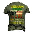 Veteran Veterans Day Vietnam Veteran I Am Not A Hero But I Did Have The Honor 65 Navy Soldier Army Military Men's 3D Print Graphic Crewneck Short Sleeve T-shirt Army Green