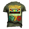 Vintage 1970 Awesome 52 Years Old Retro 52Nd Birthday Bday Men's 3D T-shirt Back Print Army Green