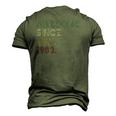 Vintage 40Th Birthday Awesome Since May 1982 40 Years Old Men's 3D T-Shirt Back Print Army Green