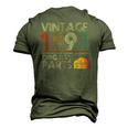 Vintage Original Parts Birthday 1993 29Th Retro Style Men's 3D T-Shirt Back Print Army Green