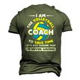 I Am The Volleyball Coach Sports Men's 3D T-Shirt Back Print Army Green