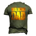 Walking Dad Fathers Day Best Grandfather Men Fun Men's 3D T-Shirt Back Print Army Green