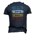 18 Years Old Legend Since May 2004 18Th Birthday Men's 3D T-Shirt Back Print Navy Blue