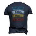 19 Years Old Awesome Since May 2003 19Th Birthday Men's 3D T-Shirt Back Print Navy Blue