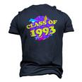 29 Years Class Reunion Class Of 1993 Retro 90S Style Men's 3D T-Shirt Back Print Navy Blue
