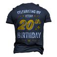 40Th Birthday Celebrating My Second 20Th Birthday Men's 3D T-shirt Back Print Navy Blue