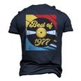 45Th Birthday Vinyl Record Vintage 1977 Men's 3D T-Shirt Back Print Navy Blue