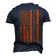 Mens 4Th Of July Fathers Day Patriotic American Basketball Dad Men's 3D T-shirt Back Print Navy Blue