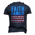 4Th Of July S For Men Faith Friends Freedom Men's 3D T-Shirt Back Print Navy Blue