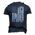 All American Dad 4Th Of July Fathers Day Men Daddy Usa Flag Men's 3D T-Shirt Back Print Navy Blue