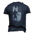 American Flag Hockey Apparel Hockey Men's 3D T-Shirt Back Print Navy Blue