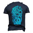Ancient Viking Dragon Amulet For Nordic Lore Lovers V3 Men's 3D T-shirt Back Print Navy Blue
