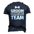 Bachelor Party Groom Drinking Team Men's 3D T-Shirt Back Print Navy Blue