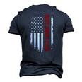 Best Daddy Ever Us American Flag Vintage For Fathers Day Men's 3D T-Shirt Back Print Navy Blue