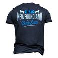 Best Newfoundland Dad Ever - Newfoundland Lover Newfie Owner Men's 3D Print Graphic Crewneck Short Sleeve T-shirt Navy Blue