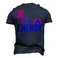 Bi Wife Energy Bisexual Pride Bisexual Rainbow Flag Bi Pride V2 Men's 3D T-shirt Back Print Navy Blue