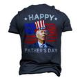 Biden 4Th Of July Joe Biden Happy Fathers Day Men's 3D T-Shirt Back Print Navy Blue