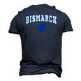 Bismarck High School Lions C2 College Sports Men's 3D T-Shirt Back Print Navy Blue
