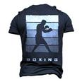 Boxing Apparel - Boxer Boxing Men's 3D T-shirt Back Print Navy Blue