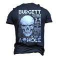 Burgett Name Burgett Ive Only Met About 3 Or 4 People Men's 3D T-shirt Back Print Navy Blue