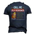 Call Me Old Fashioned Sarcasm Drinking Men's 3D T-Shirt Back Print Navy Blue