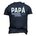 Camiseta En Espanol Para Nuevo Papa Cargando In Spanish Men's 3D T-Shirt Back Print Navy Blue