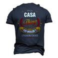 Casa Shirt Family Crest Casa T Shirt Casa Clothing Casa Tshirt Casa Tshirt For The Casa Men's 3D T-shirt Back Print Navy Blue
