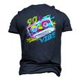 Cassette Tape Party Retro 90S Music Costume 90S Vibe Men's 3D T-Shirt Back Print Navy Blue